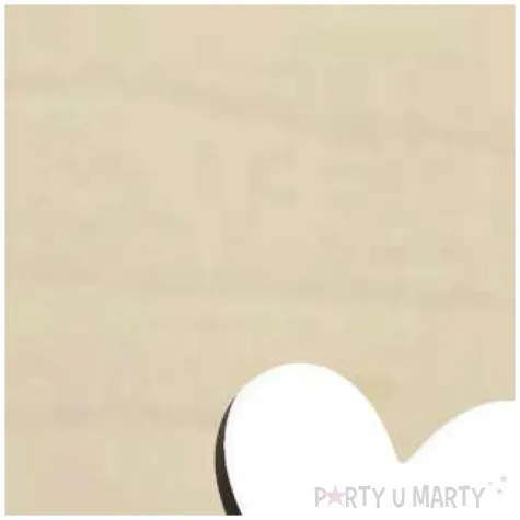 podkladka drewniana serce pelne okragla 10 cm