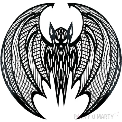 podkladka na stol nietoperz halloween czarny guirca 38 cm