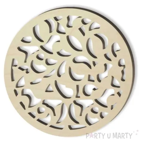 podkladki drewniane azur ornamenty 6 szt