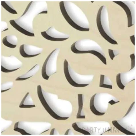 podkladki drewniane azur ornamenty 6 szt