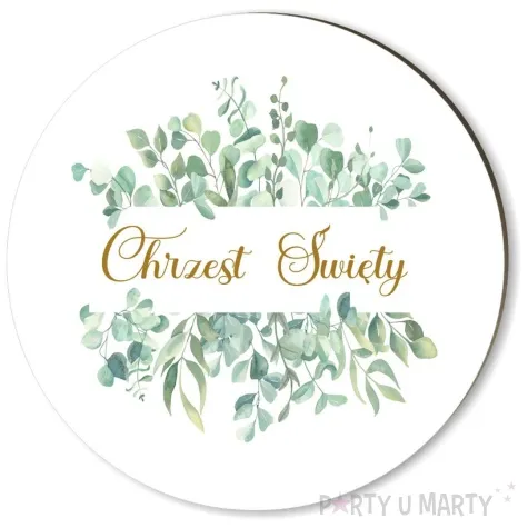 podkladki drewniane chrzest swiety eukaliptus beauty 6 szt