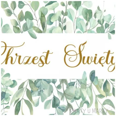 podkladki drewniane chrzest swiety eukaliptus beauty 6 szt