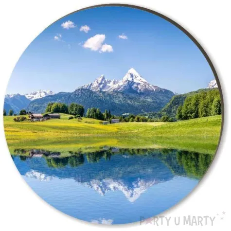 podkladki drewniane gorski widok 6 szt