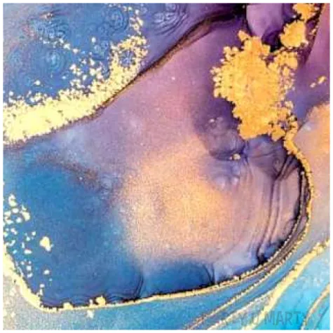 podkladki drewniane marmur multicolor 6 szt