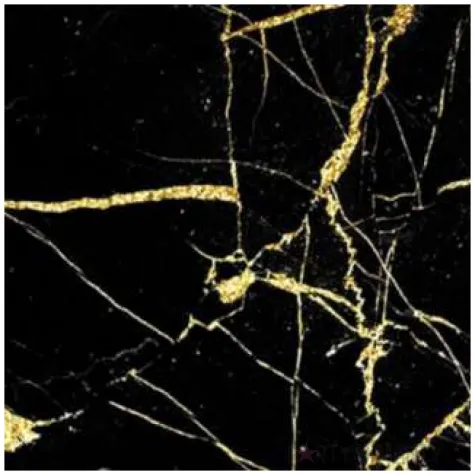 podkladki drewniane marmur zloto czarny 6 szt