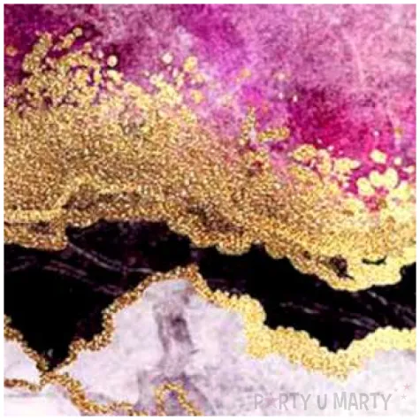 podkladki drewniane marmur zloto rozowy 6 szt