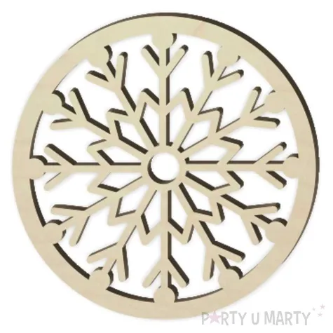 podkladki drewniane platek light 6 szt