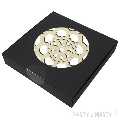 podkladki drewniane zimowa serwetka 6 szt