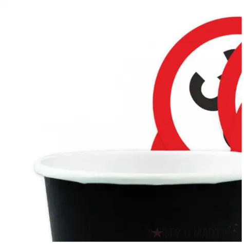 podkladki papierowe 30 urodziny traffic birthday 9 5 cm 12 szt