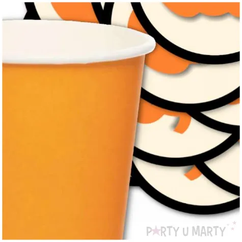 podkladki papierowe halloween dynia 9 5 cm 12 szt