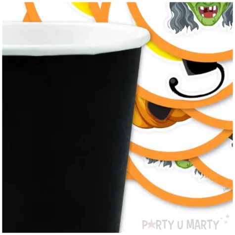 podkladki papierowe happy halloween 9 5 cm 12 szt