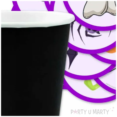 podkladki papierowe straszne halloween 9 5 cm 12 szt