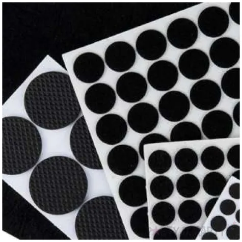 podkladki pod meble mix black czarne 125 szt