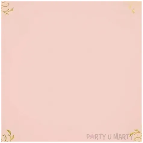 podkladki pod talerze dekoracje na stol na komunie chrzest urodziny rozowe ornament 35 5 cm 6 szt