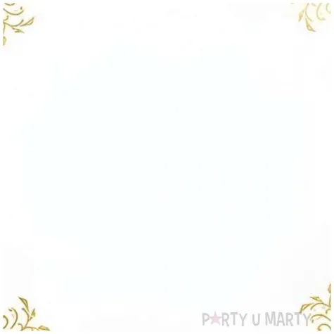 podkladki pod talerze dekoracje stolu na komunie urodziny wesele biale ornament 35 5 cm 6 szt