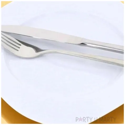 podkladki pod talerze lustrzane falbanki zloty dekolo 28 cm 6 szt