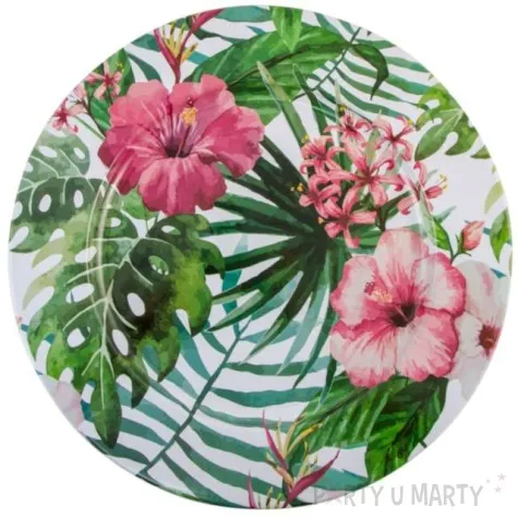 podtalerz tropikalne kwiaty i dzwoneczki metalowy chaks 33 cm