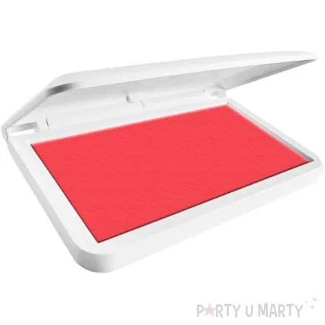 poduszka do stempli make 1 pudelko nasaczona czerwona jasna tusz wodny colop 90 x 50 mm