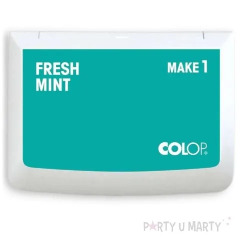 poduszka do stempli make 1 pudelko nasaczona mietowa tusz wodny colop 90 x 50 mm