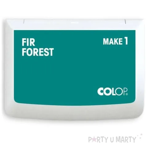 poduszka do stempli make 1 pudelko nasaczona zielona tusz wodny colop 90 x 50 mm