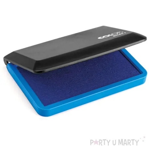 poduszka do stempli micro 1 pudelko nasaczona niebieska tusz wodny colop 90 x 50 mm