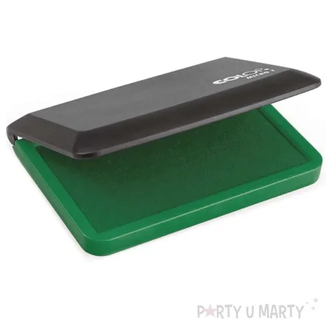 poduszka do stempli micro 1 pudelko nasaczona zielony tusz wodny colop 90 x 50 mm