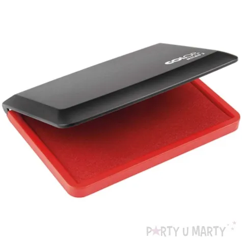 poduszka do stempli micro 2 pudelko nasaczona czerwona tusz wodny colop 110 x 70 mm