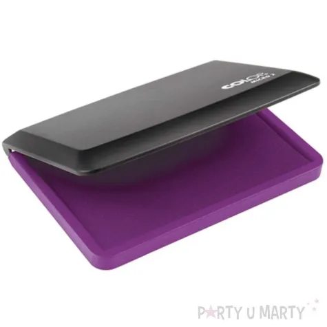 poduszka do stempli micro 2 pudelko nasaczona fioletowa tusz wodny colop 70 x 110 mm