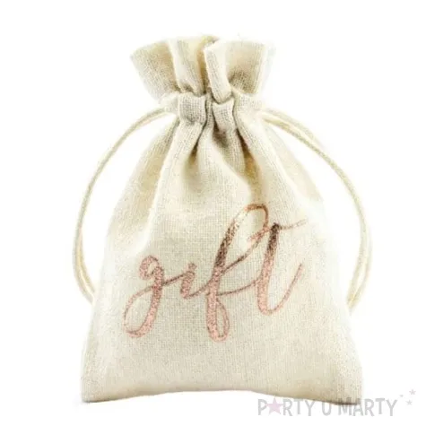 podziekowania dla gosci woreczek gift bawelniany partydeco 10 szt