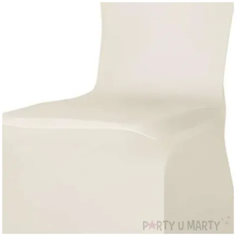 pokrowiec na krzeslo classic matowy cappuccino partydeco 1 szt