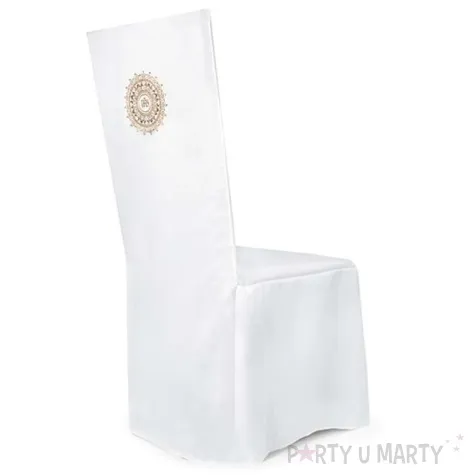 pokrowiec na krzeslo i komunia zlota hostia ihs partydeco