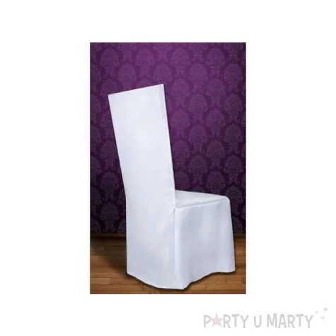 pokrowiec z matowej tkaniny bialy 1szt