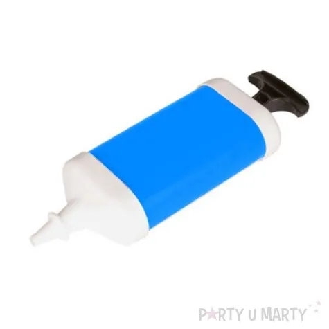 pompka reczna do balonow classic amscan niebieska