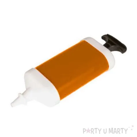 pompka reczna do balonow classic amscan pomaranczowa