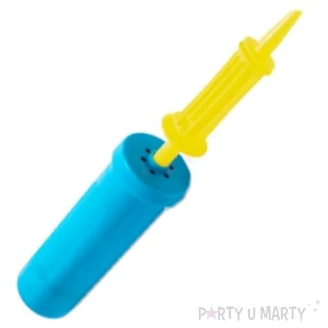 pompka reczna do balonow dwustronna kolorowa kraszek