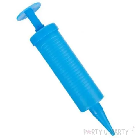 pompka reczna do balonow niebieska godan