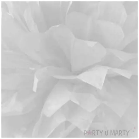 pompon bibulowy classic bialy arpex 42 5 cm