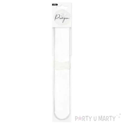 pompon bibulowy classic bialy partypal 25 cm