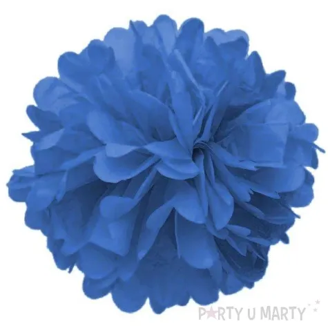 pompon bibulowy classic granatowy 25 cm