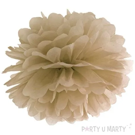pompon bibulowy classic karmelowy partydeco 35 cm