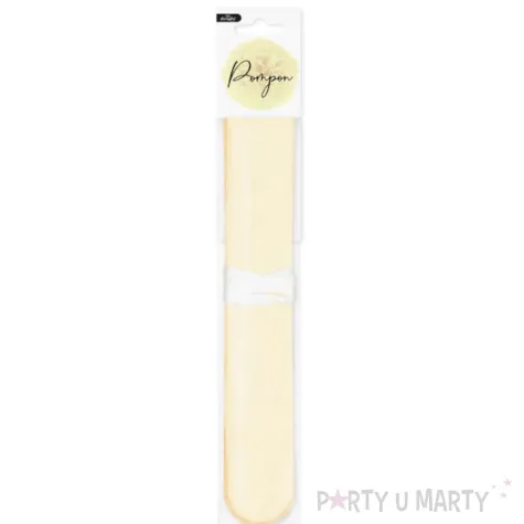 pompon bibulowy classic kremowy partypal 25 cm