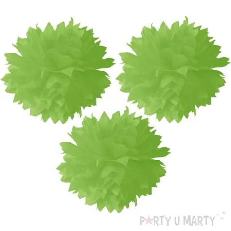 pompon bibulowy classic limonkowy arpex 23 45 cm 3 szt