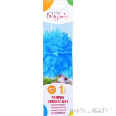 pompon bibulowy classic niebieski arpex 42 5 cm