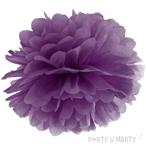 pompon bibulowy classic purpura 25 cm