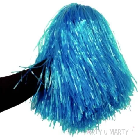 pompon czirliderka niebieski partytino 29 cm