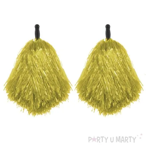 pompon czirliderka zolty partytino 30 cm 2 szt