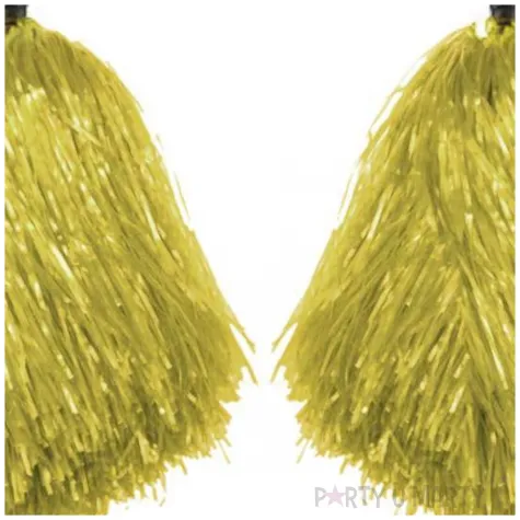 pompon czirliderka zolty partytino 30 cm 2 szt