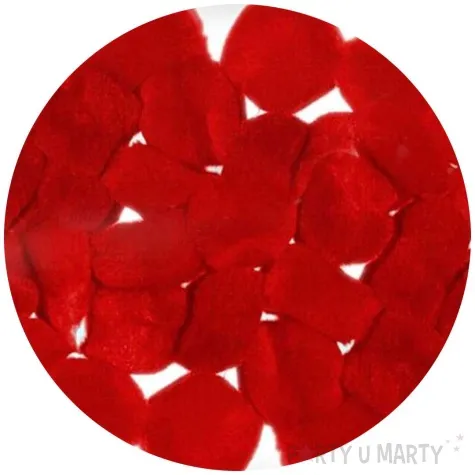 pompony pluszowe akrylowe czerwone titanum 25 mm 30 szt