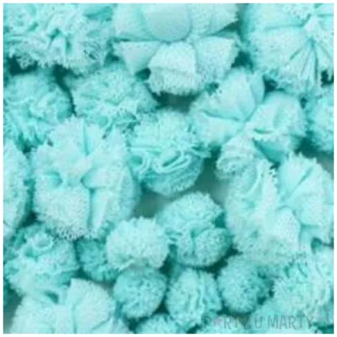 pompony pluszowe classic blekitne titanum 10 24 mm 60 szt