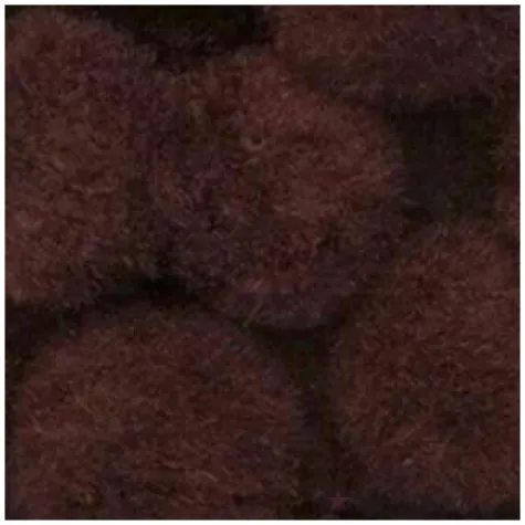 pompony pluszowe classic brazowe aliga 20 mm 60 szt